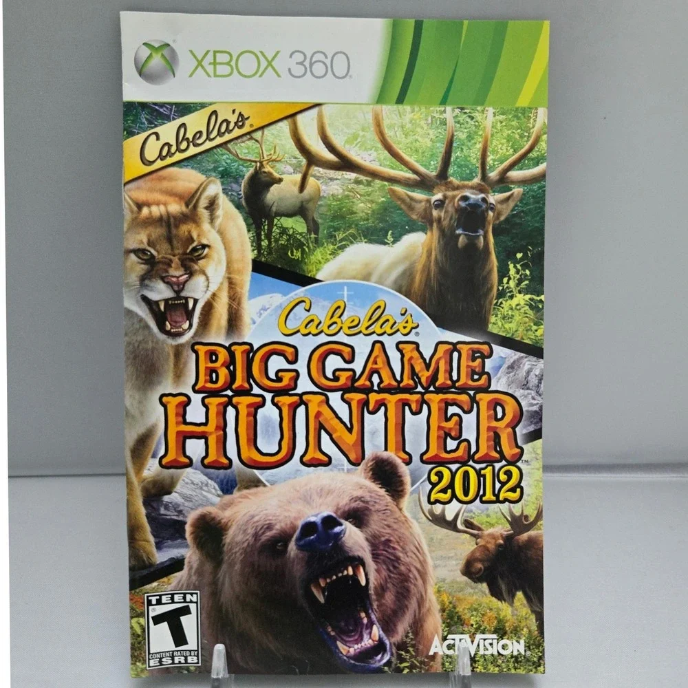 Cabelas Big Game Hunter 2012 - Microsoft Xbox 360 - CIB W/ Manual Tested & Works